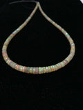 Ethiopian Opal Faceted Roundel Beads 4-6mm size, Length 17 Inch ,Superb Quality, Dark Yellow Color-AAAA BEADS