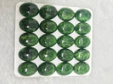 12X16MM Chrome Diopside Smooth Oval Cabs , good quality cabochon , thickness is 6-7MM Pack of 1 pc country of origin Russia