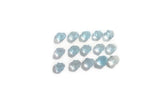 5mm Blue Topaz Loose Faceted Heart Shape , Good for Jewlery design, Pack of 10 Pc