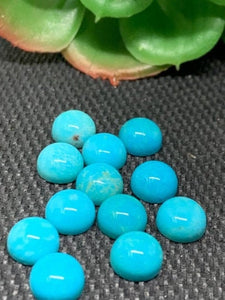 11 mm Natural Turquoise Cabs- Quality AAA- gemstone cabs Pack of 1 pc 100% natural turquoise- Turquoise Round Cabochon