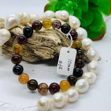 Tourmaline Bracelet 10 mm Code# 68 - AAAA Quality  Natural Multi Tourmaline Length 7.5"  Tourmaline Beaded Bracelet