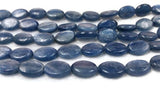 10x14MM  Kyanite Smooth Oval Beads AA Quality , Blue Kyanite Oval Beads 16" . Blue Kyanite Smooth shape