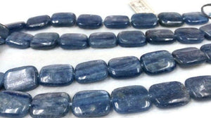 13x18mm Kyanite Smooth Rectangle Beads AAA Quality , Blue Kyanite top quality Rare Available- Kyanite Rectangle Beads 40cm