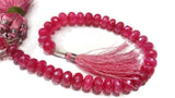 8MM Pink Chalcedony Faceted Heart shape- approx 60 Pcs/Strand- length 8'' Heated Chalcedony