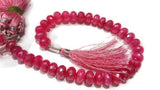 8MM Pink Chalcedony Faceted Heart shape- approx 60 Pcs/Strand- length 8'' Heated Chalcedony