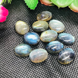 Labradorite Oval 12X16 MM  Cabs. Natural Blue Fire Cabs , Gemstone cabs pack of 2 pc , Gemstone cabs