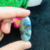 Labradorite Cabochon  40X18 MM  AAA,Code (F-64) weight 6.6-gm Labradorite  Cabochon- Labradorite Gemstone- Natural Labradorite cabs