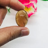 Tourmaline Cabochon , Size 24X18 MM , weight 30 carat ,Yellow Tourmaline gemstone loose cabs, code #T 71 , Tourmaline cabs