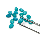 Turquoise Cabs 5X7MM size Quality AAA 100% Natural Turquoise Gemstone cabs Pack of 4 Pc- Turquoise Oval Cabochon -