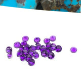 Amethyst Round Cut 4mm  Pack of 10 pcs- African Amethyst Round Cut Stone - Natural Amethyst Loose Stone