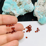 Garnet Round Cut 3 mm pack of 10 pcs - Garnet Rose Cut Cabochon - Garnet Loose Stone - AAA Quality Stones