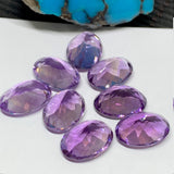 Amethyst Oval Faceted 10x14mm -Pack of 1 Piece- Amethyst Cut Stone - Natural Amethyst Loose Stone- AAA Quality