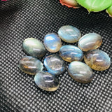 Labradorite Oval 10X14 MM  Cabs. Natural Blue Fire Cabs , Gemstone cabs pack of 4 pc , Gemstone cabs