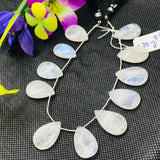 Moonstone 14-15X22-25MM  Pear briolette , Good quality and transparent stones , Smooth Pear Briolette . #1