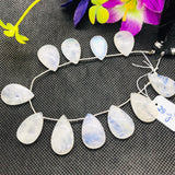 Moonstone 15X21 MM  Pear briolette , Good quality and transparent stones , Smooth Pear Briolette . #2