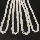 5MM Moonstone  Wheel shape , Moonstone Roundel beads ,  AAA quality and length 15", Moonstone Shape , Flat thin slice shape