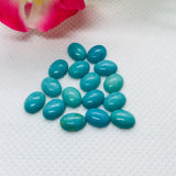 Turquoise Cabs 6X8MM size Quality AAA 100% Natural Turquoise Gemstone cabs Pack of 4 Pc- Turquoise Oval Cabochon -