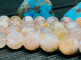 Cherry Blossom Agate Round Beads 14 mm size - Perfect Round Beads AAA Quality 40 cm length - Gemstone Round Beads