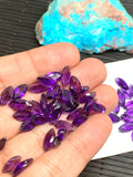 Amethyst Marquis Cut Stone 4x8 mm- pack of 5 pcs Natural Amethyst Marquis Faceted loose stones -  AAA Quality