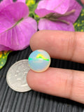 Ethiopian Opal Cabochon 12 mm Size Code #ET30 - Weight 5.50 cts  AAA Quality Opal Cabochon - Natural Ethiopian Opal Cabs- Video Available