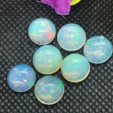 Ethiopian Opal 10MM Cabochon Code E#13- Weight 2.30 cts  AAA Quality  Ethiopian Opal Round Cabs , Pack of 1 PC Video Available