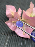 Tanzanite Cabochon 7X9 mm Calibrated Size Code #T47 Weight 2.5 carat -AAA Quality Natural Tanzanite Cabs