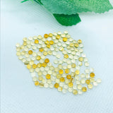 Citrine 2.5MM AA Quality Round Cabochons , yellow color cabs, Natural Citrine Cabs , Pack of 10 pcs