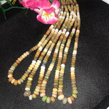 Ethiopian Opal Roundel Beads 4-6MM size, 16 Inch Strand, AA Quality,- Ethiopian opal Roundel , code #3 Mix color