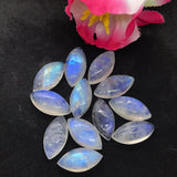 Moonstone 7X14 MM ,Rainbow Moonstone Marquise  Cabs , Pack of 4 Pcs. Good Quality Moonstone , Origin India , Moonstone marquise shape