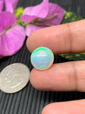 Ethiopian Opal Cabochon 12 mm Size Code #ET30 - Weight 5.50 cts  AAA Quality Opal Cabochon - Natural Ethiopian Opal Cabs- Video Available