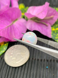 Ethiopian Opal Cabochon 10 mm Size Code #ET38- Weight 3 cts  AAA Quality Opal Cabochon - Natural Ethiopian Opal Cabs- Video Available