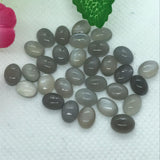 Grey Moonstone 6X8 Oval Cabs, Pack of 6 Pc. , Moonstone cabochon .AAA quality loose cabs