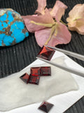 Garnet Cushion Faceted 9x9 mm- Code #G11 - Garnet Square Cut - Garnet Loose Stone - AAA Quality Stones- Pack of 1 Piece