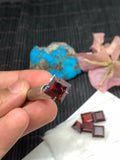 Garnet Cushion Faceted 9x9 mm- Code #G11 - Garnet Square Cut - Garnet Loose Stone - AAA Quality Stones- Pack of 1 Piece