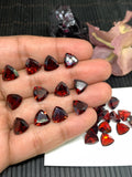 Garnet Faceted Trillion 9x9 mm size - Code #G14 -Garnet Cut Stone -Natural Garnet Loose Stone - AAA Quality Stones- Pack of 1 Piece