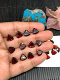 Garnet Faceted Trillion 9x9 mm size - Code #G14 -Garnet Cut Stone -Natural Garnet Loose Stone - AAA Quality Stones- Pack of 1 Piece