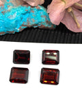 Garnet Octagon Faceted 10x12 mm size cut stone -Code #G22- Natural Garnet Loose Stone - AAA Quality Stones- Pack of 1 Piece