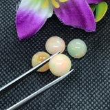 Ethiopian Opal 10MM Cabochon  Code E#1- Weight 2.5 cts  AAA Quality  Ethiopian Opal Round Cabs-Video Available , Pack of 1 pc