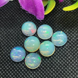 Ethiopian Opal 10MM Cabochon Code E#13- Weight 2.30 cts  AAA Quality  Ethiopian Opal Round Cabs , Pack of 1 PC Video Available