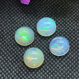 Ethiopian Opal 11MM Cabochon Code E#11- Weight 3 cts  AAA Quality  Ethiopian Opal Round Cabs , Pack of 1 PC Video Available