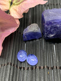 Matching Pair Tanzanite Cabochon 7X9 mm Calibrated Size Code #T38 Weight 5.5 carat -AAA Quality Natural Tanzanite Cabs