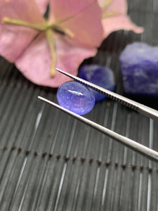 Tanzanite Cabochon 7X9 mm Calibrated Size Code #T47 Weight 2.5 carat -AAA Quality Natural Tanzanite Cabs