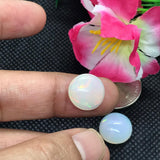 Ethiopian Opal 13MM  Cabochon  Code E#32- Weight 5 cts  AA Quality  Ethiopian Opal Round Cabs , Pack of 1 PC