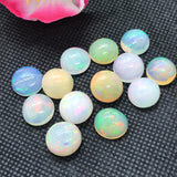 Ethiopian Opal 12MM  Cabochon  Code E#34- Weight 4.5 cts  AAAA Quality  Ethiopian Opal Round Cabs , Pack of 1 PC