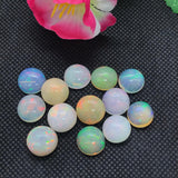 Ethiopian Opal 12MM  Cabochon  Code E#34- Weight 4.5 cts  AAAA Quality  Ethiopian Opal Round Cabs , Pack of 1 PC