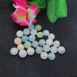 Ethiopian Opal 11MM  Cabochon  Code E#35- Weight 4 cts  AAAA Quality  Ethiopian Opal Round Cabs , Pack of 1 PC