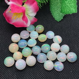 Ethiopian Opal 11MM  Cabochon  Code E#35- Weight 4 cts  AAAA Quality  Ethiopian Opal Round Cabs , Pack of 1 PC