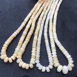 Ethiopian Opal Roundel Beads 4-6MM size, 16 Inch Strand, AA Quality,- Ethiopian opal Roundel , code #2