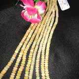 Ethiopian Opal Roundel Beads 4-6MM size, 16 Inch Strand, AA Quality,- Ethiopian opal Roundel , code #2