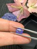 8x10 mm Tanzanite Cabochon Oval Calibrated Size Code #T120A Weight 4.5 carat -4A Quality Natural Tanzanite Cabs